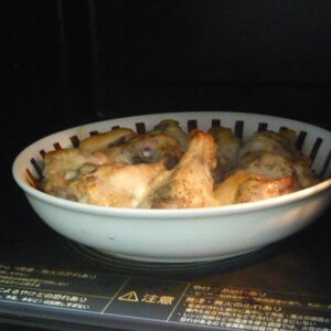 バーベキュー風★鶏手羽元のオーブン焼き